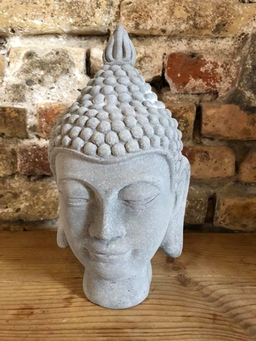 Budda hoved i sten