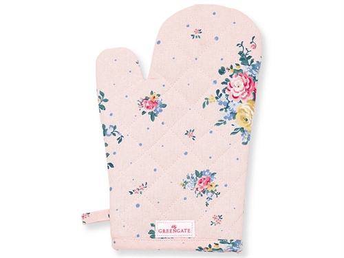 Cotton Grill glove Laura pale pink