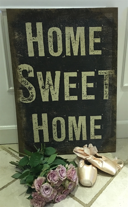 Canvasbillede "Home Sweet Home"